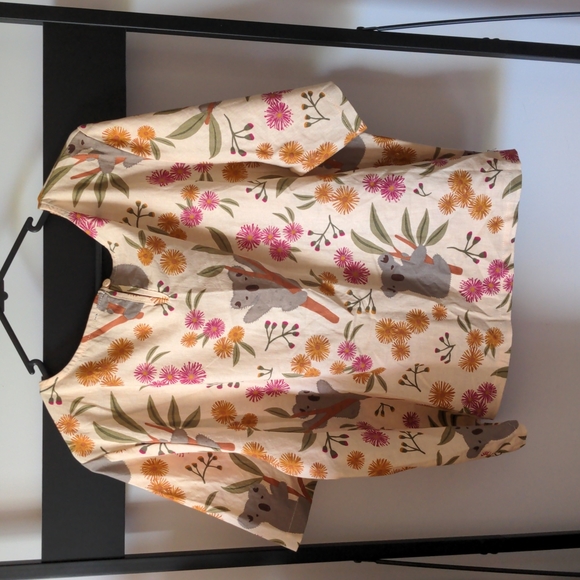 Gorgeous Princess Highway top with Australian Koala and Native Flora print AU18 - Picture 2 of 4